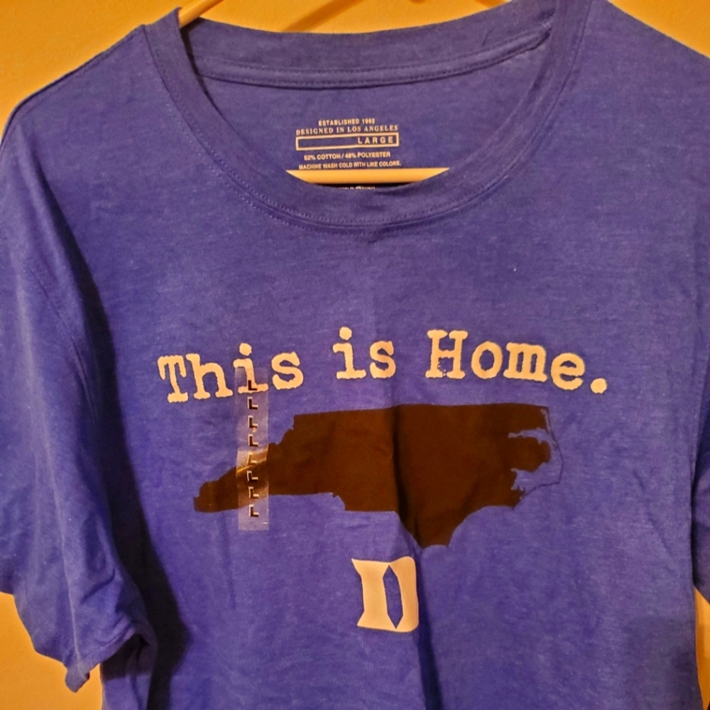 Duke short sleeve t-shirt by colleseum sz Large with tags